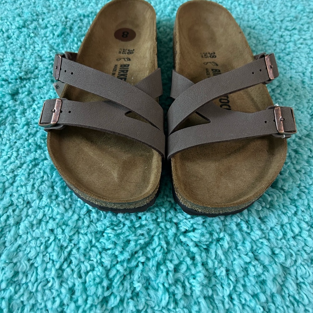 size 8 brown Birkenstocks